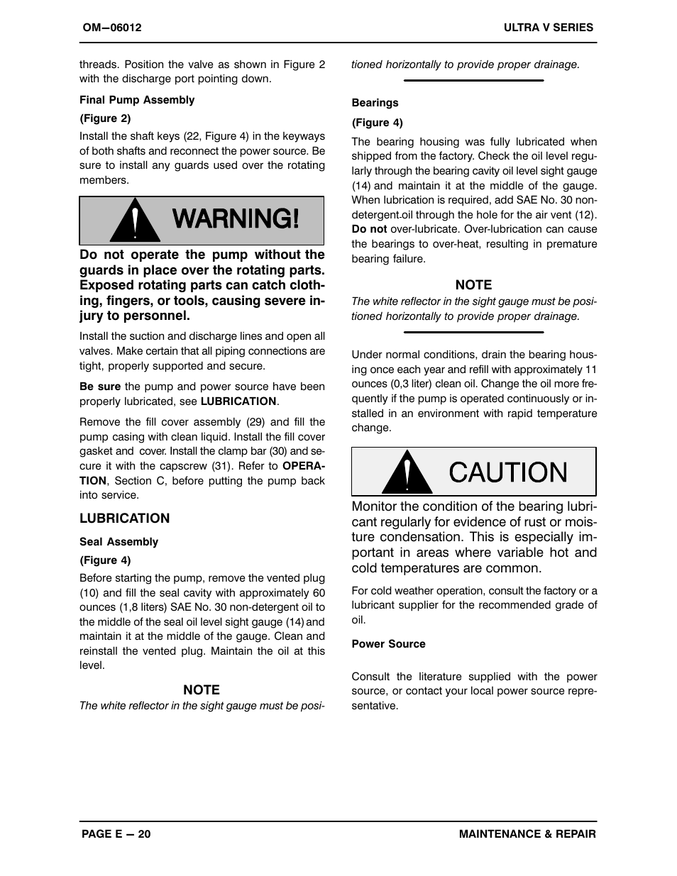 Gorman-Rupp Pumps VS3A60-B 1368380 and up User Manual | Page 44 / 45