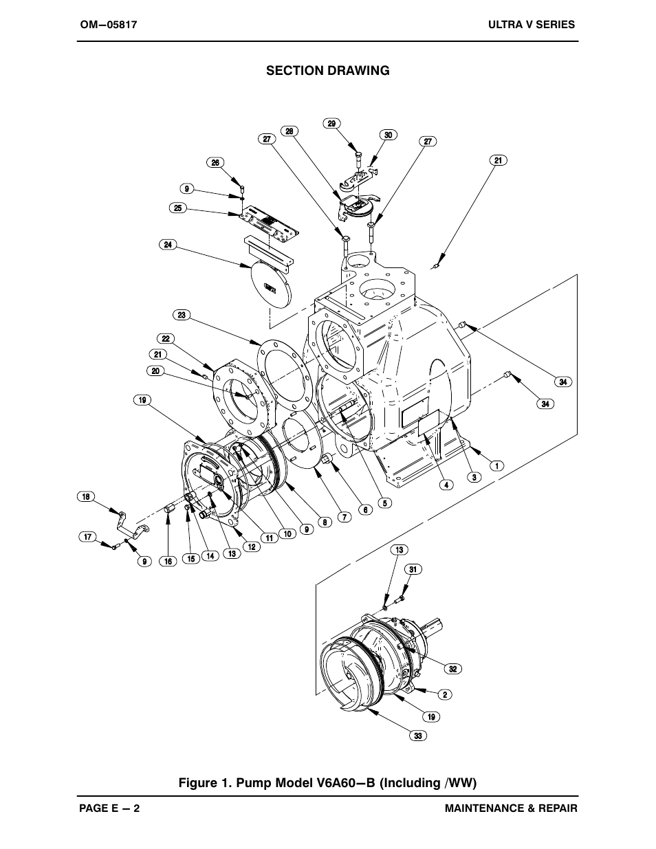 Gorman-Rupp Pumps V6A60-B 1321070 and up User Manual | Page 24 / 38