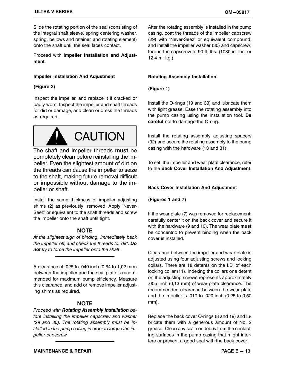 Gorman-Rupp Pumps V6A60-B 1321070 and up User Manual | Page 35 / 38