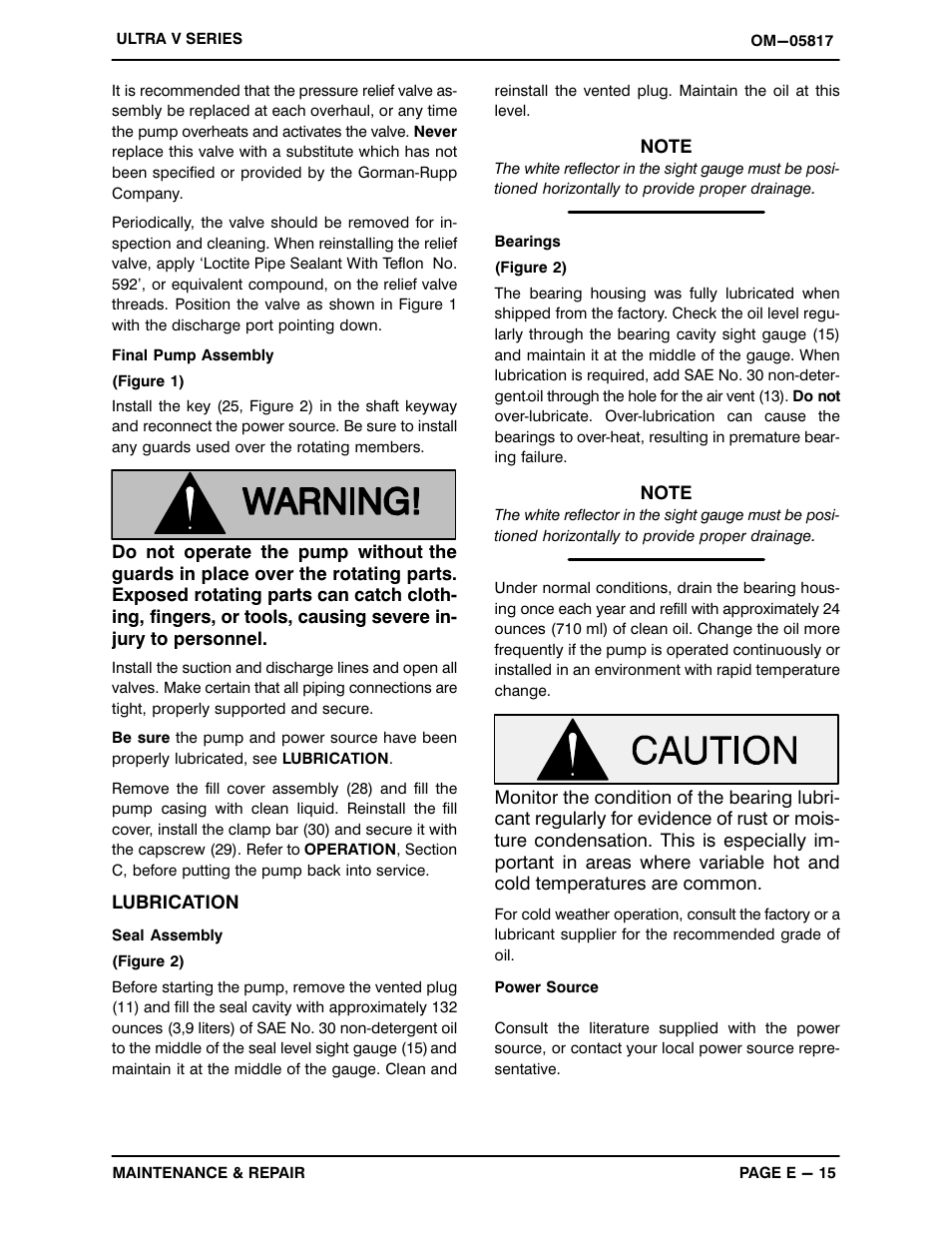 Gorman-Rupp Pumps V6A60-B 1321070 and up User Manual | Page 37 / 38