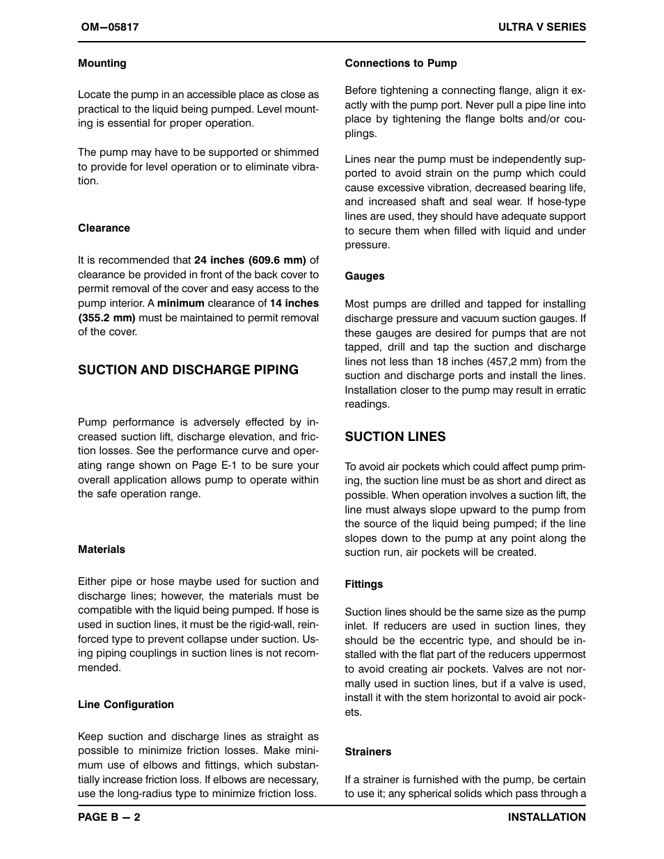 Gorman-Rupp Pumps V6A60-B 1321070 and up User Manual | Page 9 / 38