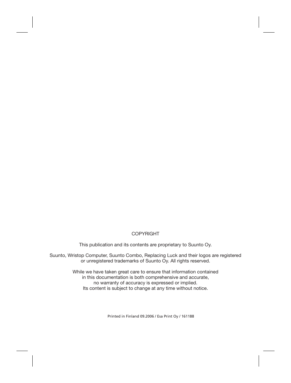 SUUNTO Combo User Manual | Page 11 / 12