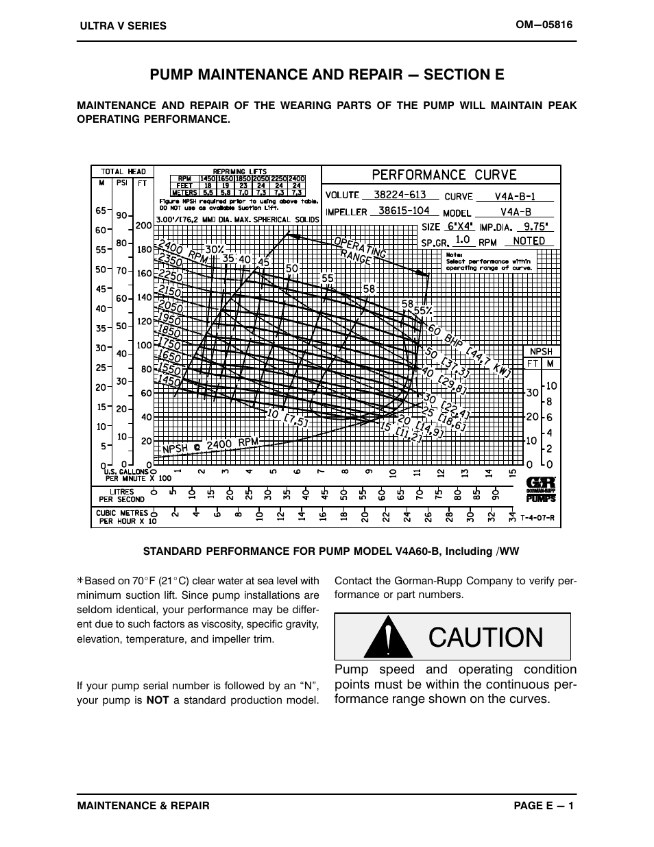 Gorman-Rupp Pumps V4A60-B 1333878 and up User Manual | Page 23 / 38