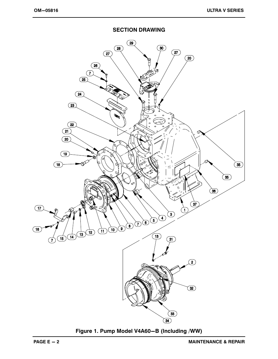 Gorman-Rupp Pumps V4A60-B 1333878 and up User Manual | Page 24 / 38