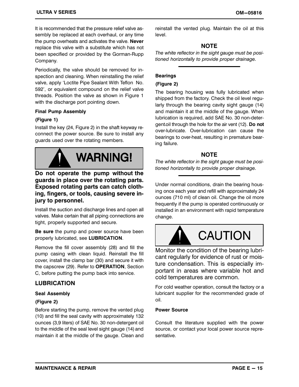 Gorman-Rupp Pumps V4A60-B 1333878 and up User Manual | Page 37 / 38