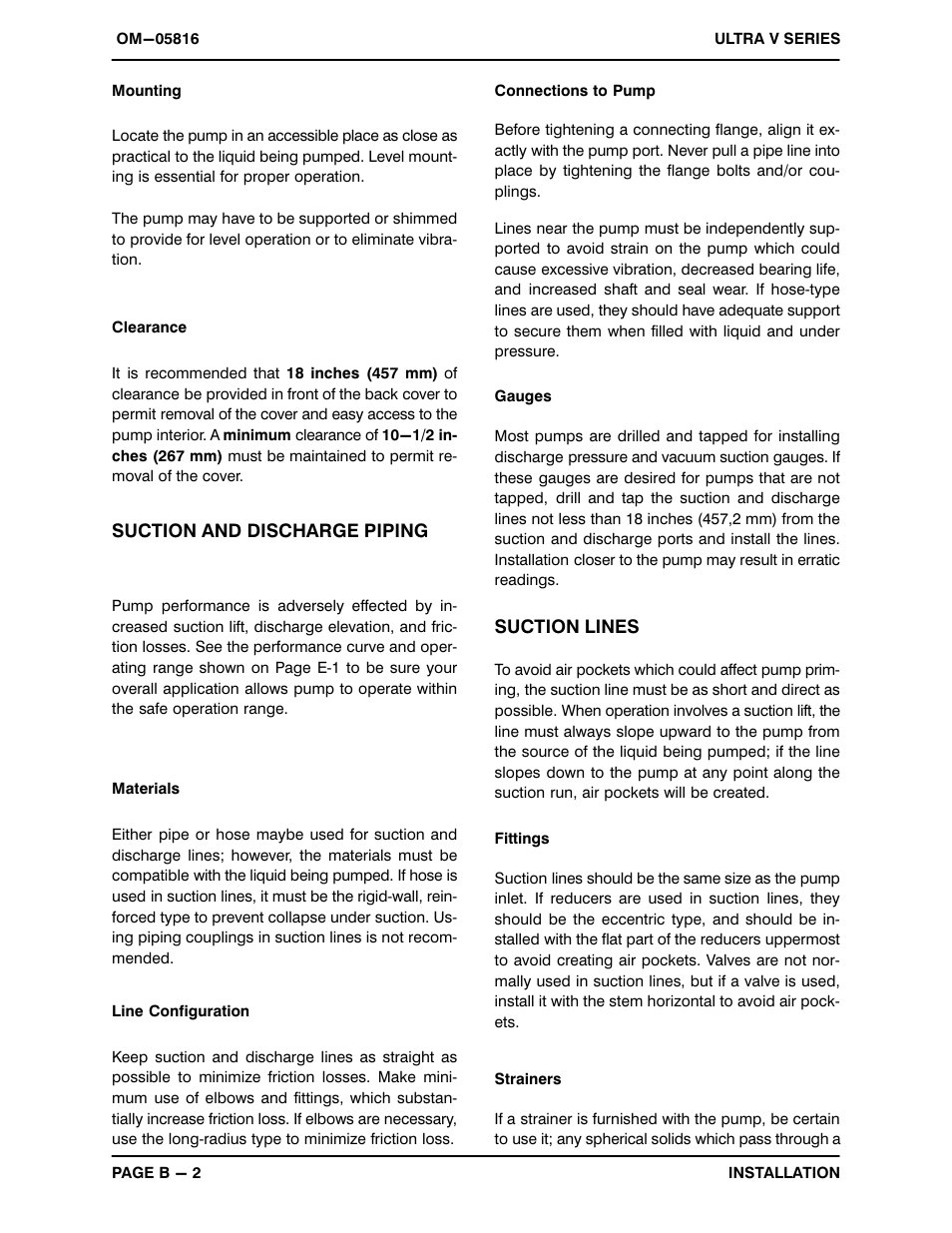 Gorman-Rupp Pumps V4A60-B 1333878 and up User Manual | Page 9 / 38