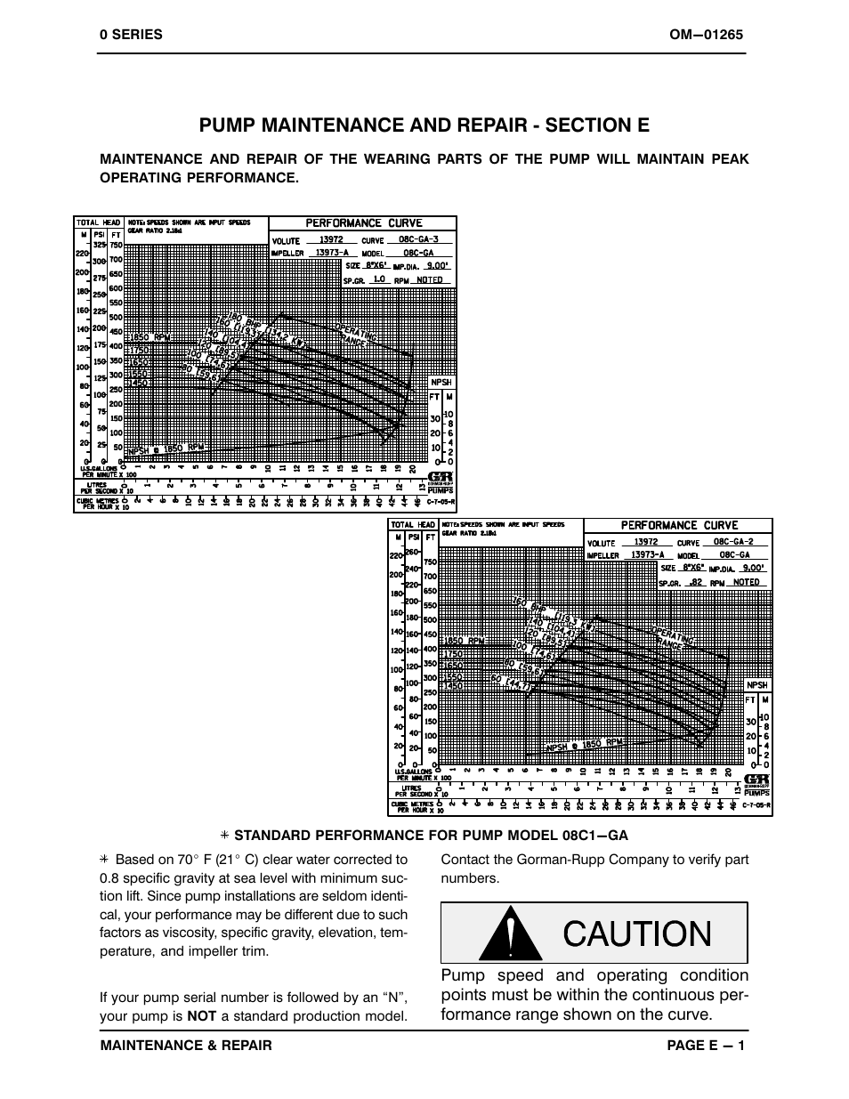 Gorman-Rupp Pumps 08C1-GA 1026171 and up User Manual | Page 21 / 33