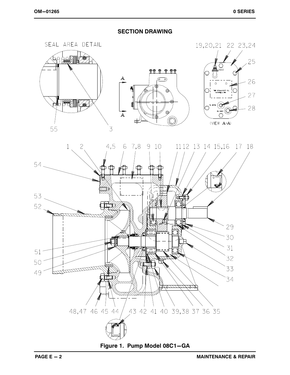 Gorman-Rupp Pumps 08C1-GA 1026171 and up User Manual | Page 22 / 33