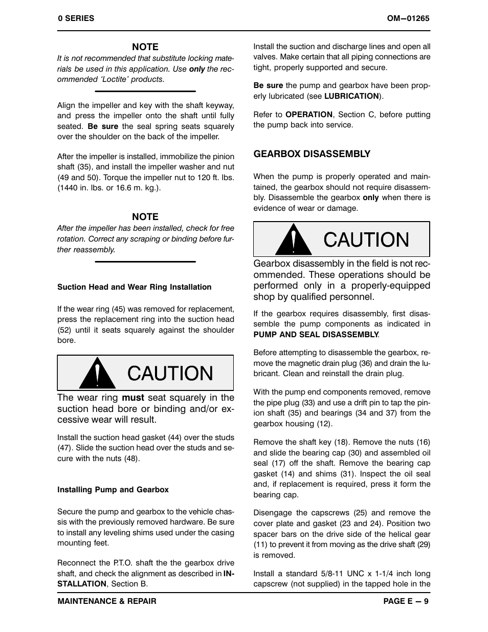 Gorman-Rupp Pumps 08C1-GA 1026171 and up User Manual | Page 29 / 33