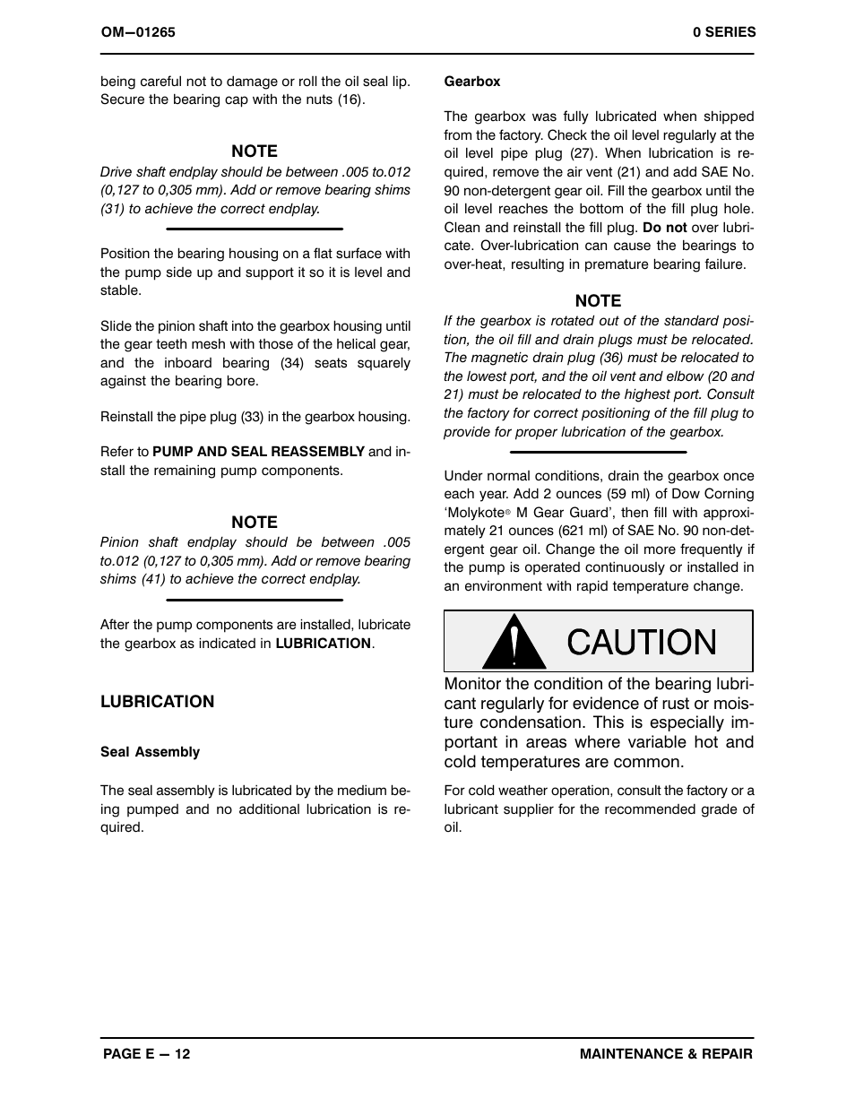 Gorman-Rupp Pumps 08C1-GA 1026171 and up User Manual | Page 32 / 33