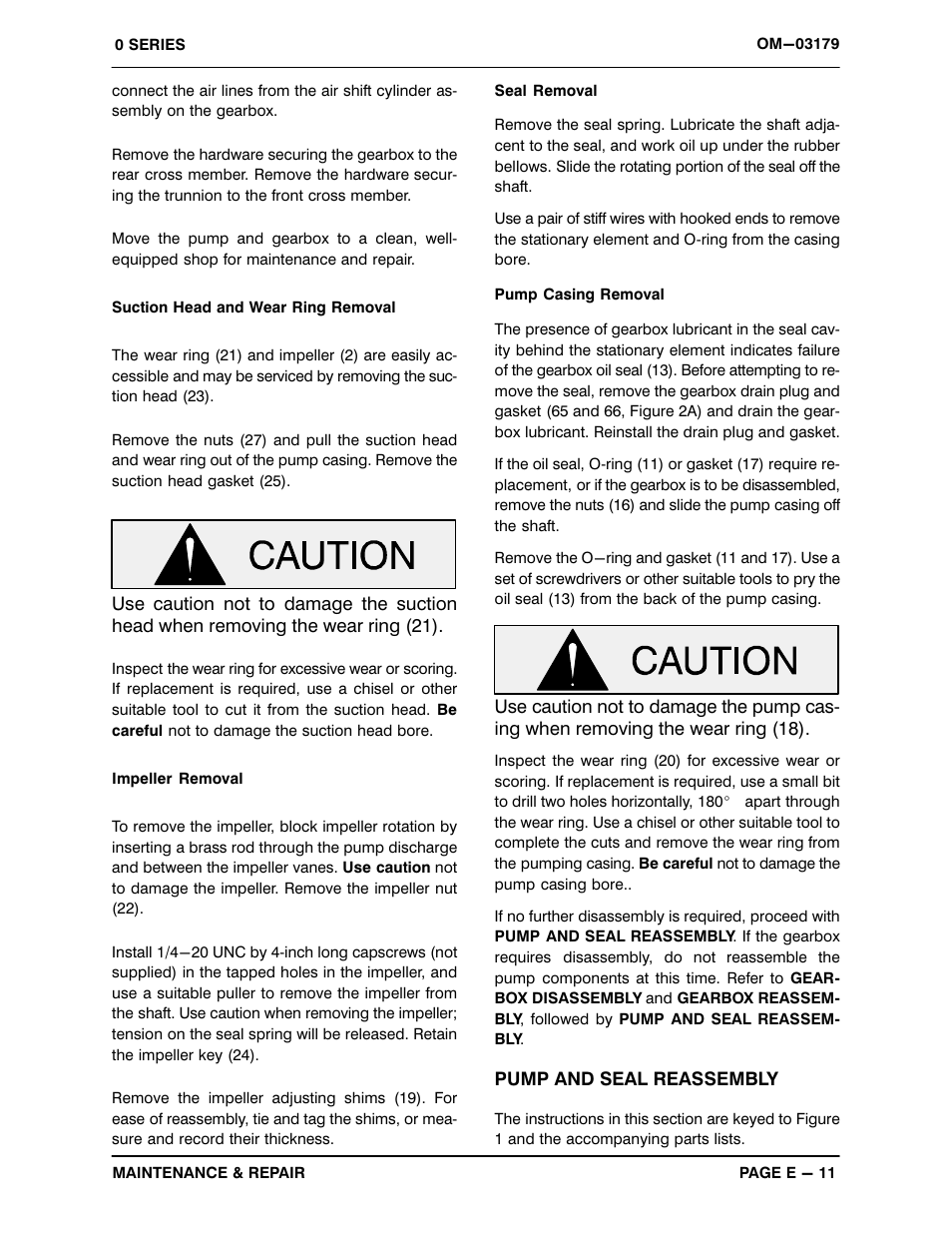 Gorman-Rupp Pumps 06C1-GHH 1071445 and up User Manual | Page 36 / 48