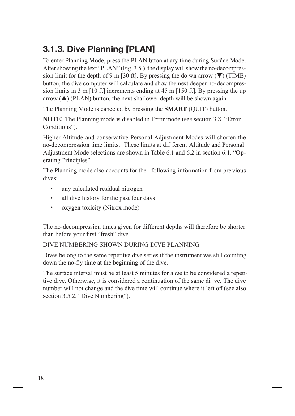 Dive planning [plan | SUUNTO Gekko User Manual | Page 20 / 70