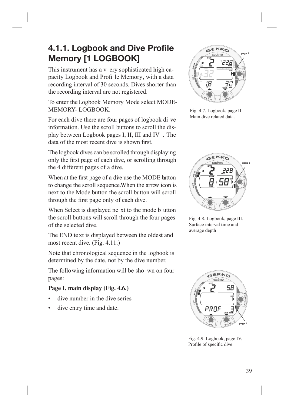 SUUNTO Gekko User Manual | Page 41 / 70