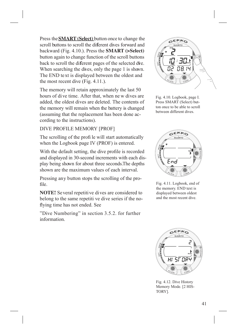 SUUNTO Gekko User Manual | Page 43 / 70