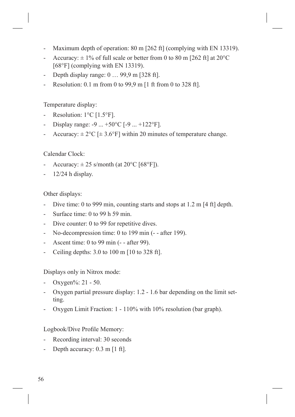 SUUNTO Gekko User Manual | Page 58 / 70