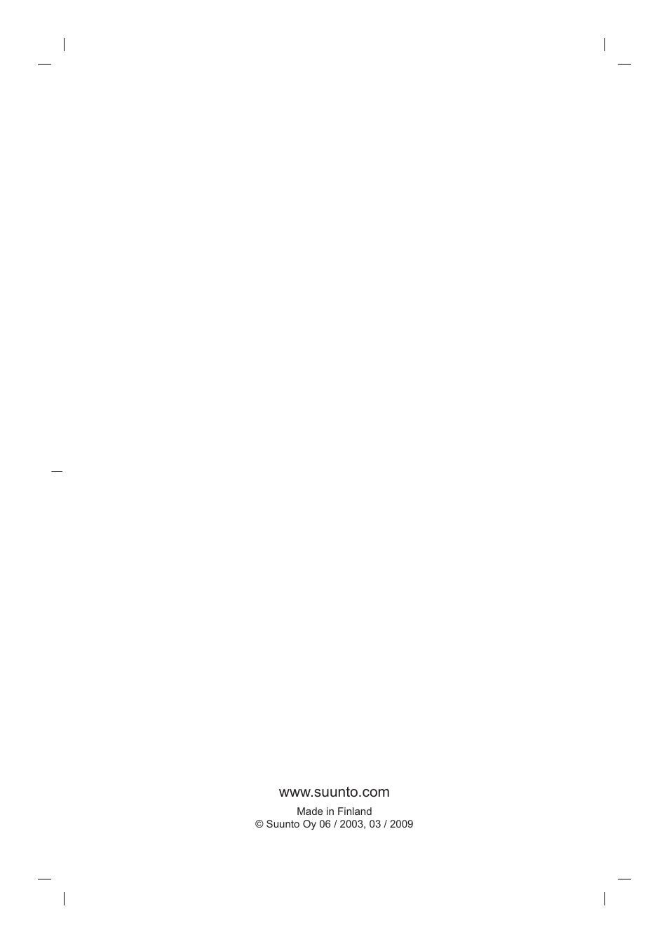 SUUNTO Gekko User Manual | Page 70 / 70