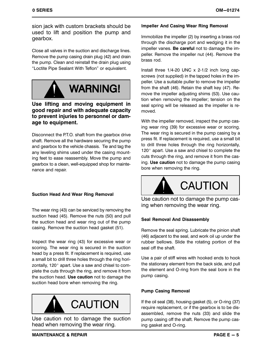 Gorman-Rupp Pumps 06D17-GAR 1009424 and up User Manual | Page 25 / 33
