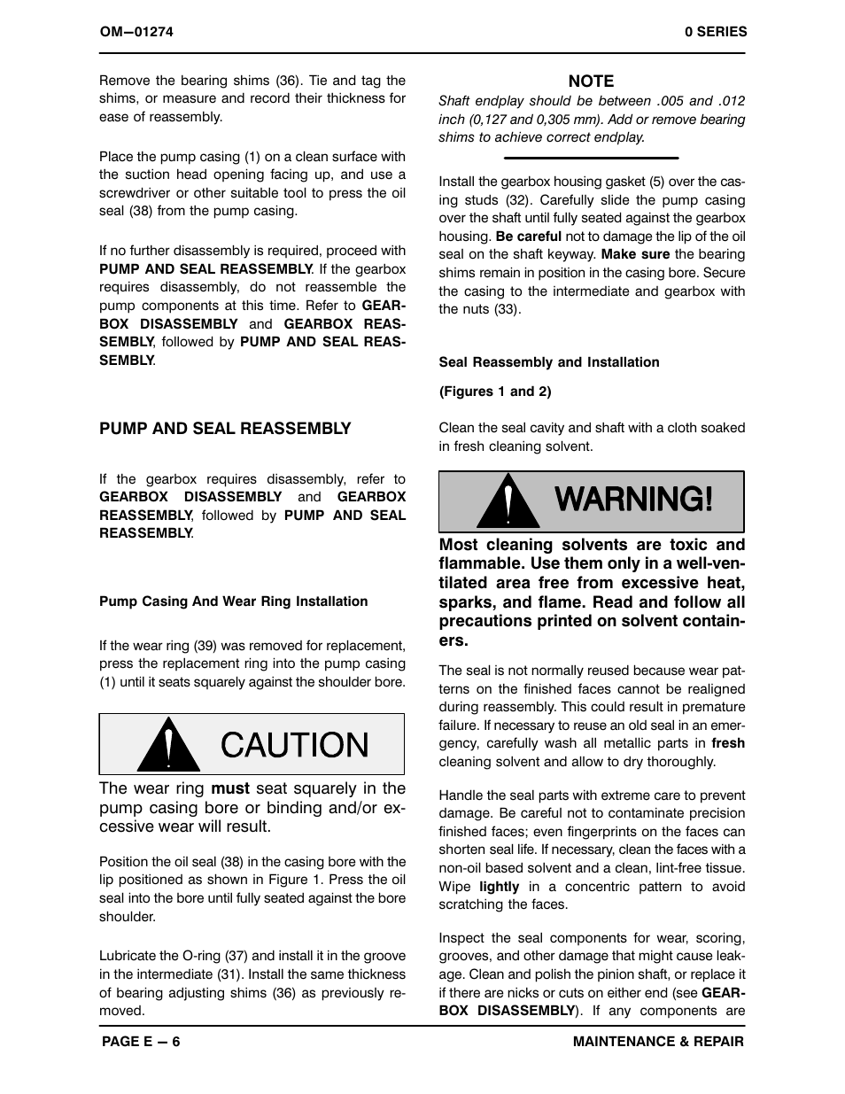 Gorman-Rupp Pumps 06D17-GAR 1009424 and up User Manual | Page 26 / 33