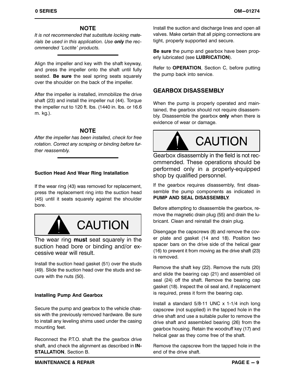 Gorman-Rupp Pumps 06D17-GAR 1009424 and up User Manual | Page 29 / 33
