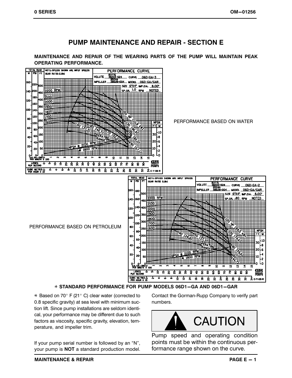 Gorman-Rupp Pumps 06D1-GA 1005542 and up User Manual | Page 21 / 33