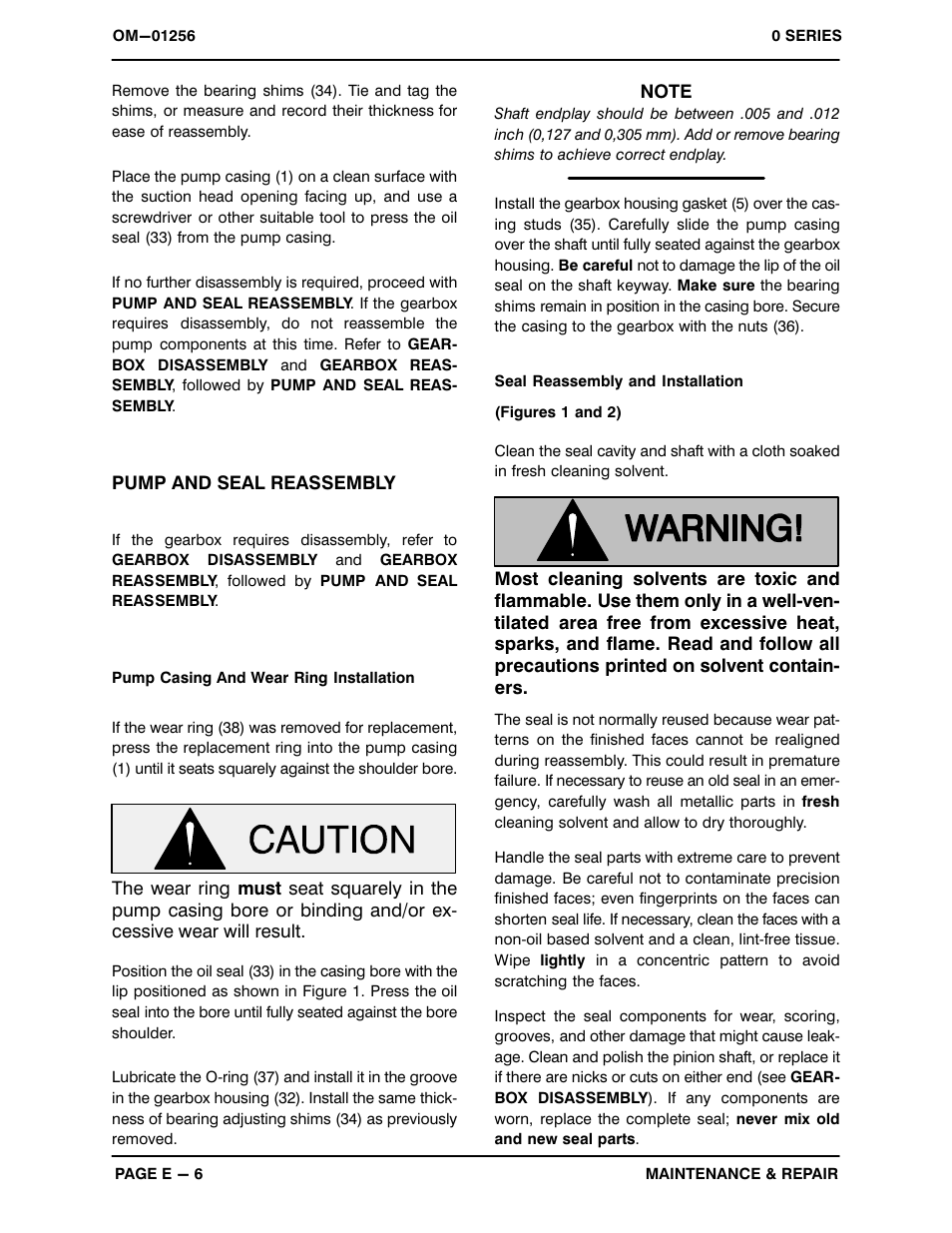 Gorman-Rupp Pumps 06D1-GA 1005542 and up User Manual | Page 26 / 33