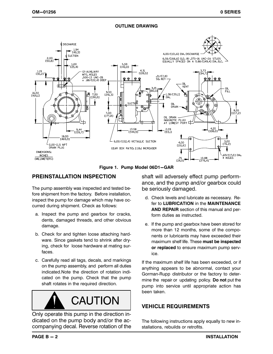 Gorman-Rupp Pumps 06D1-GA 1005542 and up User Manual | Page 9 / 33