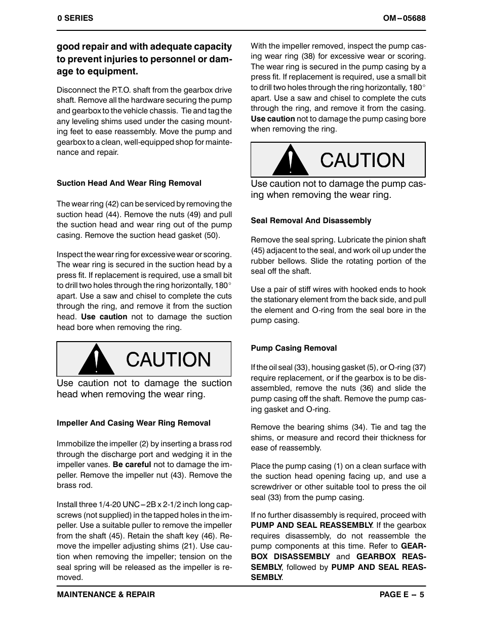 Gorman-Rupp Pumps 06C1-GAR 1289163 and up User Manual | Page 23 / 31