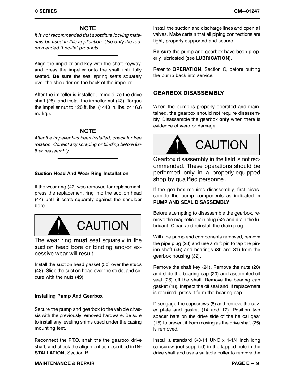 Gorman-Rupp Pumps 06C1-GA 1005575 and up User Manual | Page 28 / 32