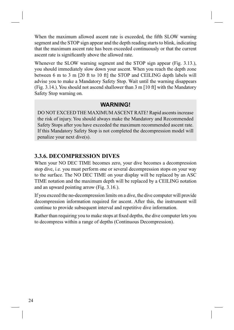 SUUNTO Cobra User Manual | Page 26 / 78