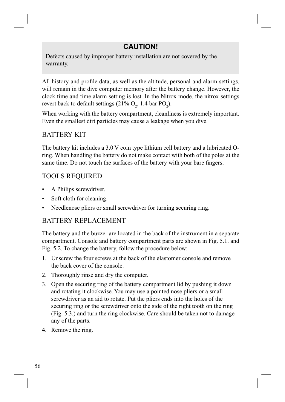 SUUNTO Cobra User Manual | Page 58 / 78