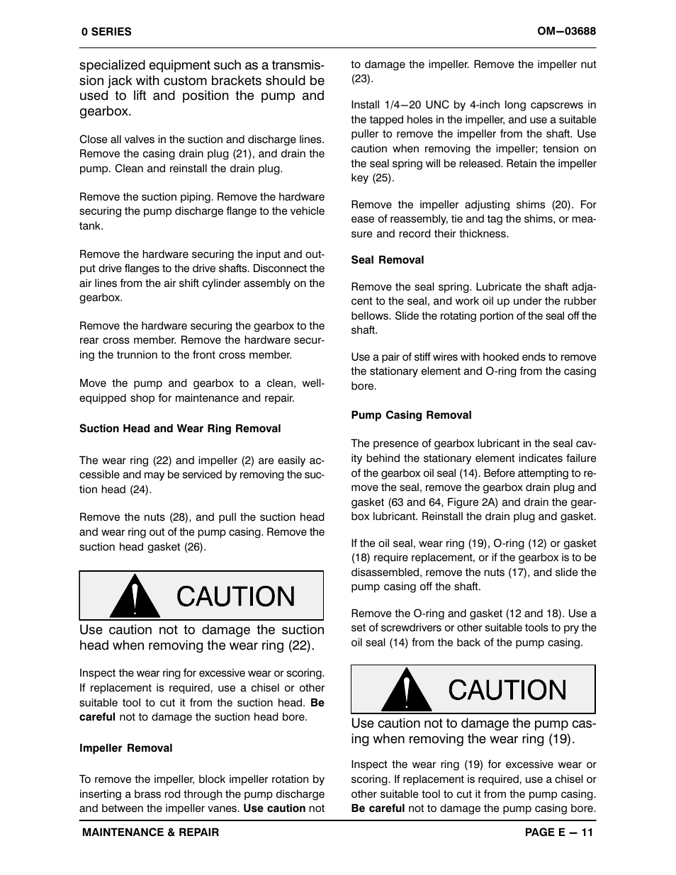 Gorman-Rupp Pumps 04E1-GHH 1076270 and up User Manual | Page 36 / 48