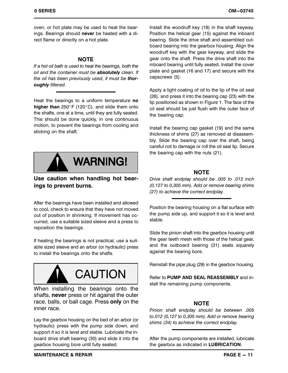 Gorman-Rupp Pumps 04E1-GA 1171927 and up User Manual | Page 31 / 33