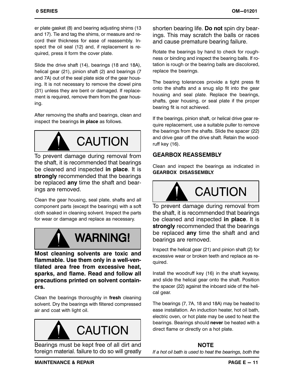 Gorman-Rupp Pumps 03H3-GR 285579 and up User Manual | Page 31 / 34