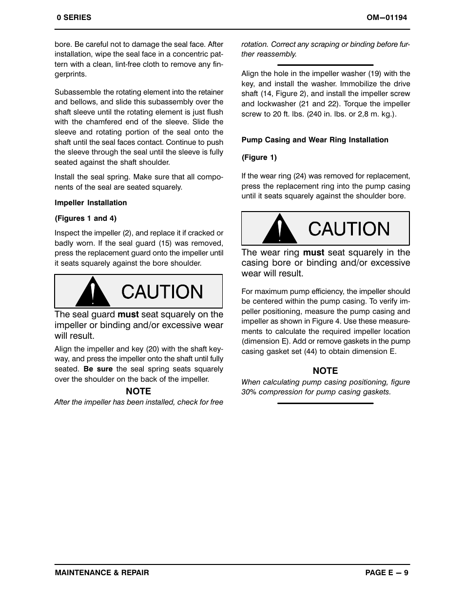 Gorman-Rupp Pumps 03H1-GR 287634 and up User Manual | Page 29 / 34