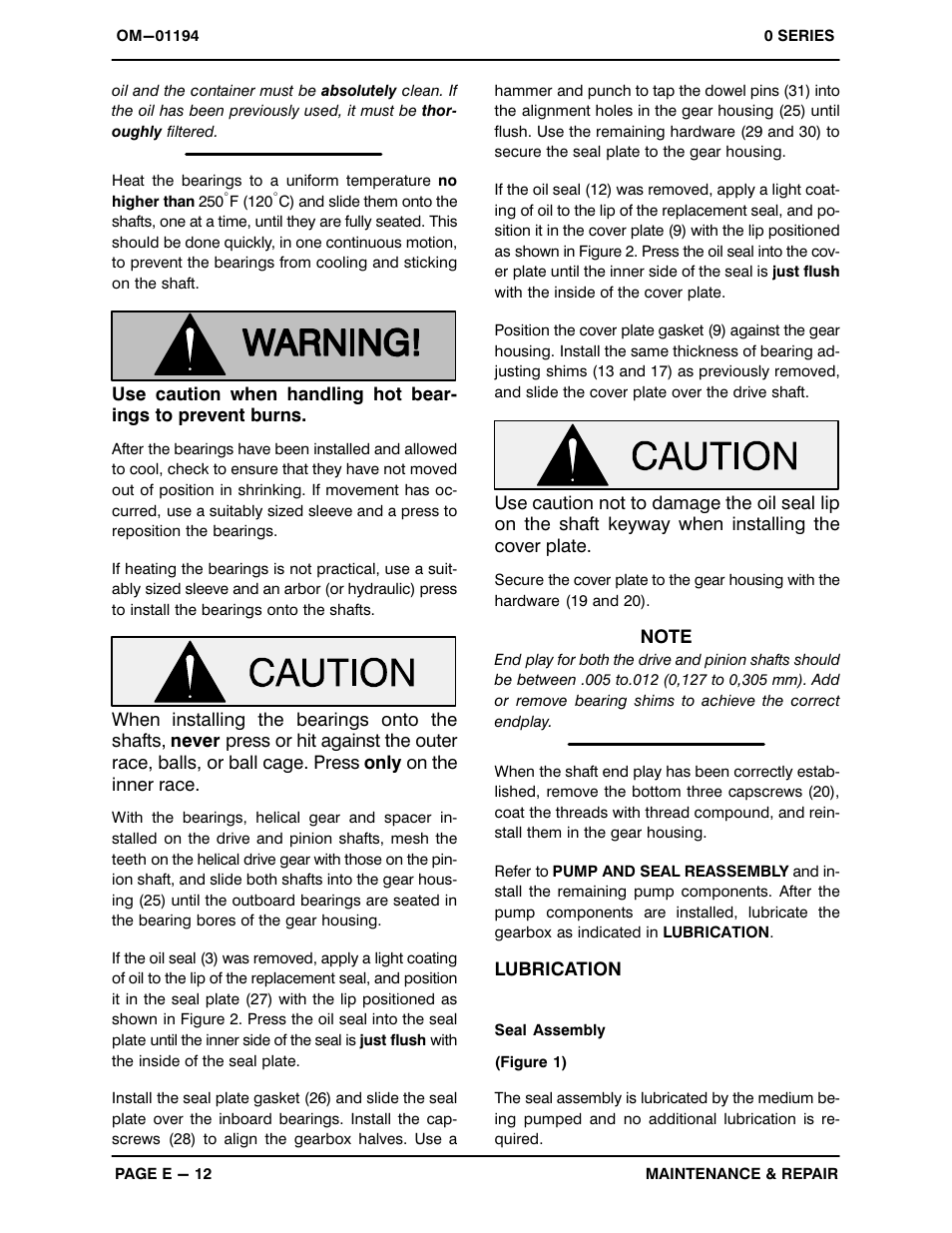 Gorman-Rupp Pumps 03H1-GR 287634 and up User Manual | Page 32 / 34