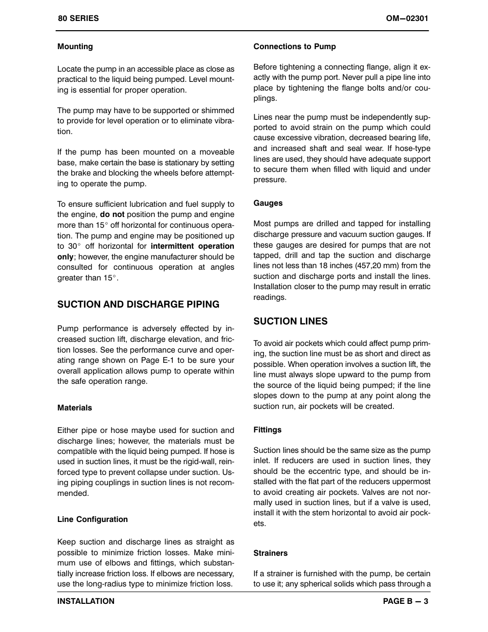 Gorman-Rupp Pumps 88B2-F5L 1323330 and up User Manual | Page 10 / 36