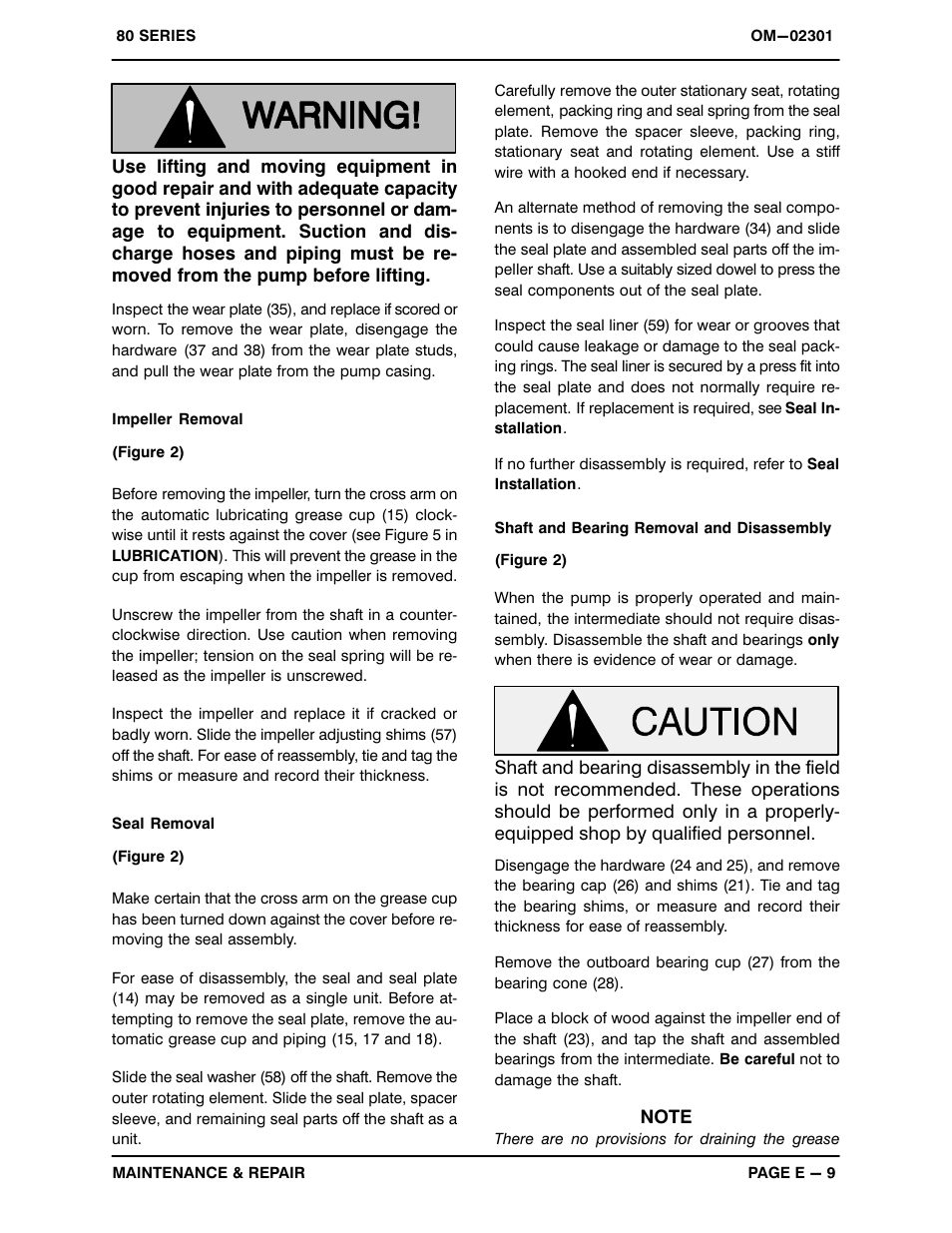 Gorman-Rupp Pumps 88B2-F5L 1323330 and up User Manual | Page 29 / 36