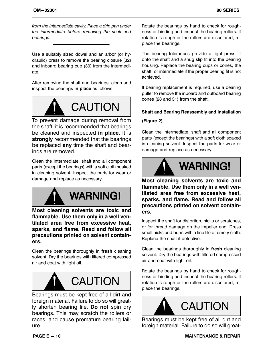 Gorman-Rupp Pumps 88B2-F5L 1323330 and up User Manual | Page 30 / 36