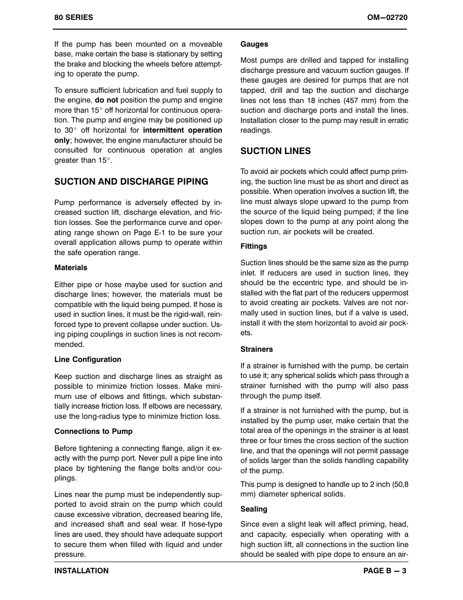 Gorman-Rupp Pumps 88A2-F6L 1306307 thru 1341411 User Manual | Page 10 / 35