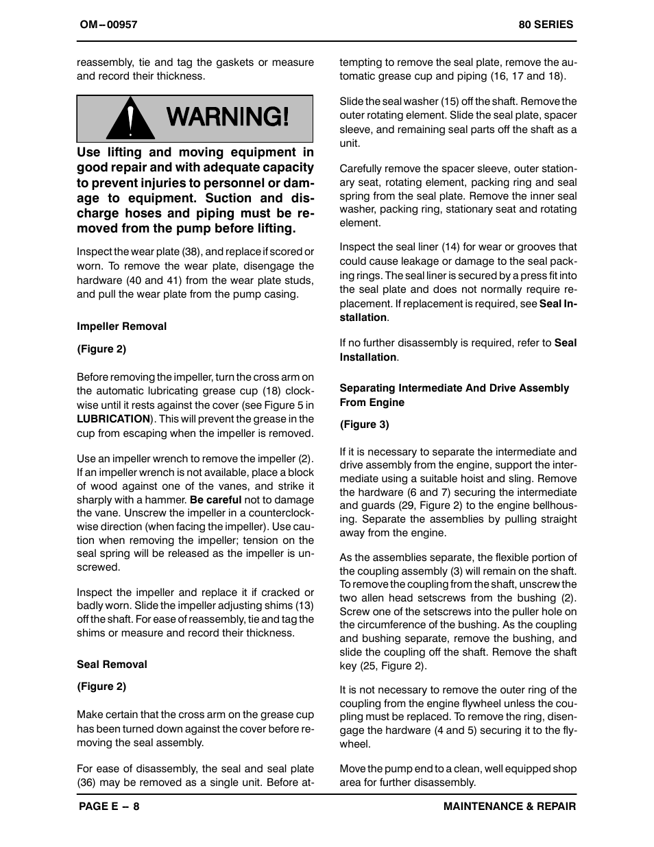 Gorman-Rupp Pumps 86A2-F4L 1242877 thru 1322537 User Manual | Page 29 / 37