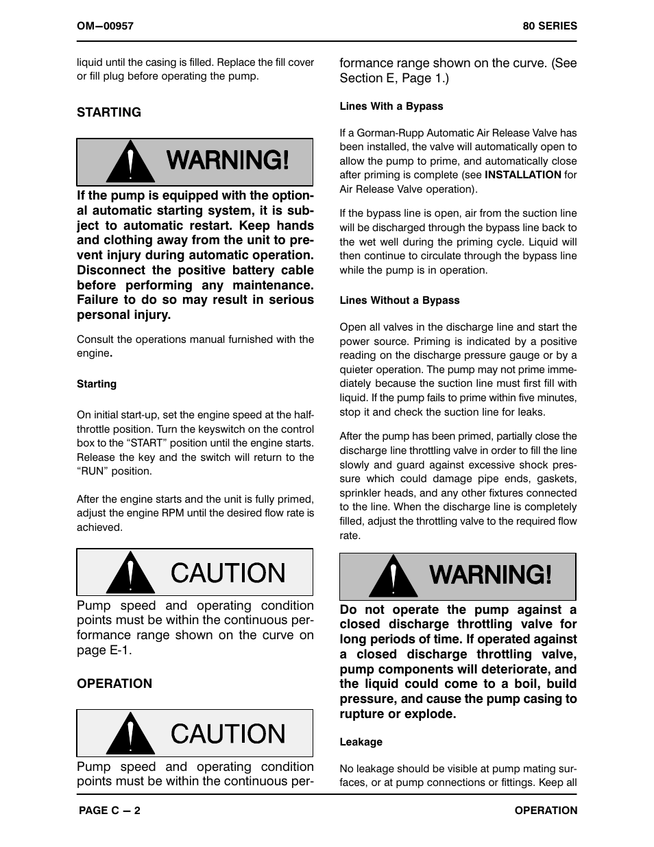 Gorman-Rupp Pumps 86A2-F4L 1322538 and up User Manual | Page 14 / 36