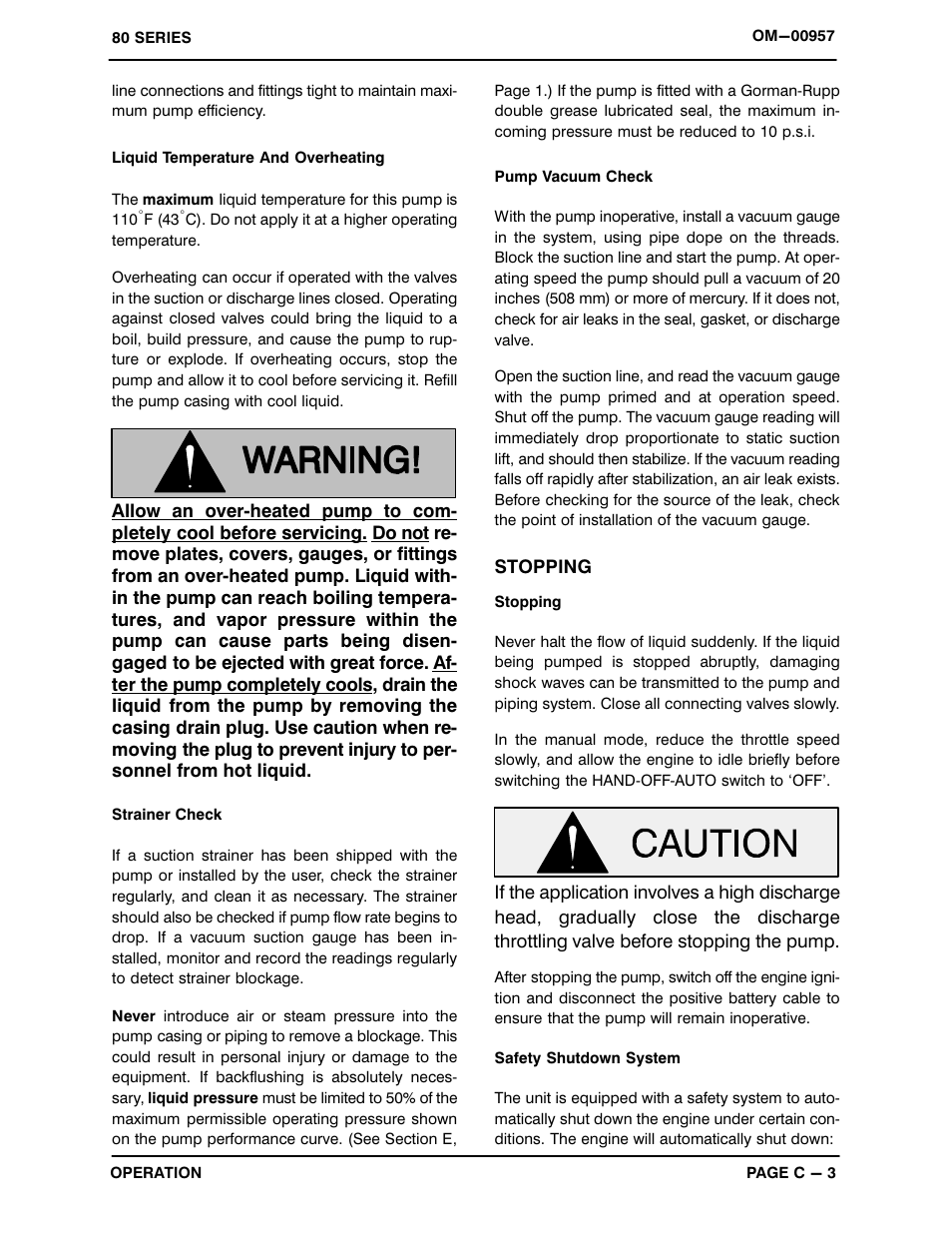 Gorman-Rupp Pumps 86A2-F4L 1322538 and up User Manual | Page 15 / 36