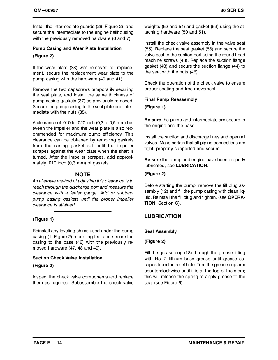 Gorman-Rupp Pumps 86A2-F4L 1322538 and up User Manual | Page 34 / 36