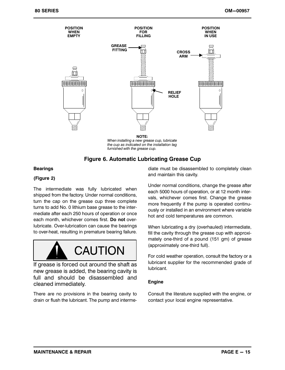 Figure 6. automatic lubricating grease cup | Gorman-Rupp Pumps 86A2-F4L 1322538 and up User Manual | Page 35 / 36