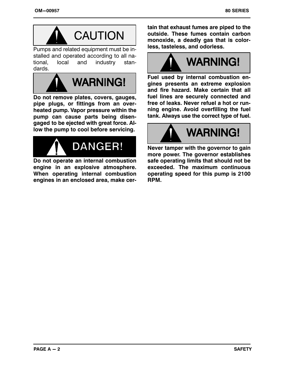 Gorman-Rupp Pumps 86A2-F4L 1322538 and up User Manual | Page 7 / 36