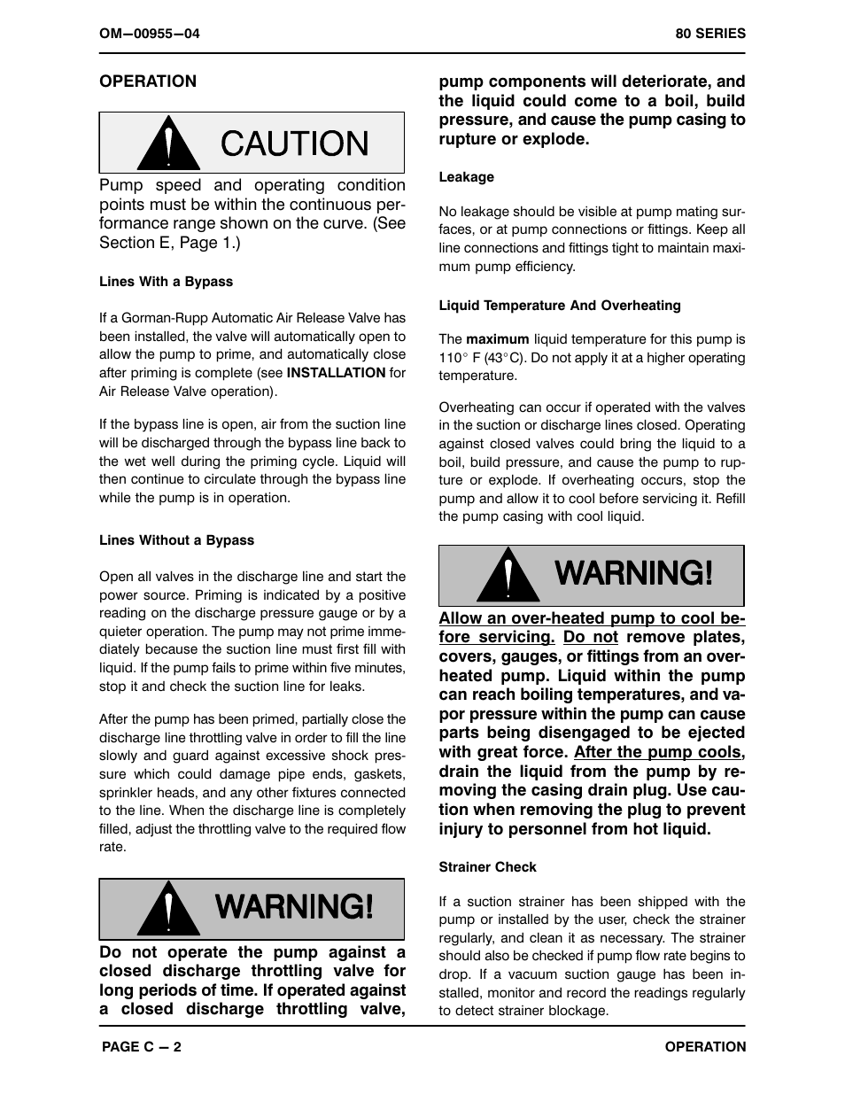 Gorman-Rupp Pumps 86A2-F3L 1022351 and up User Manual | Page 13 / 32