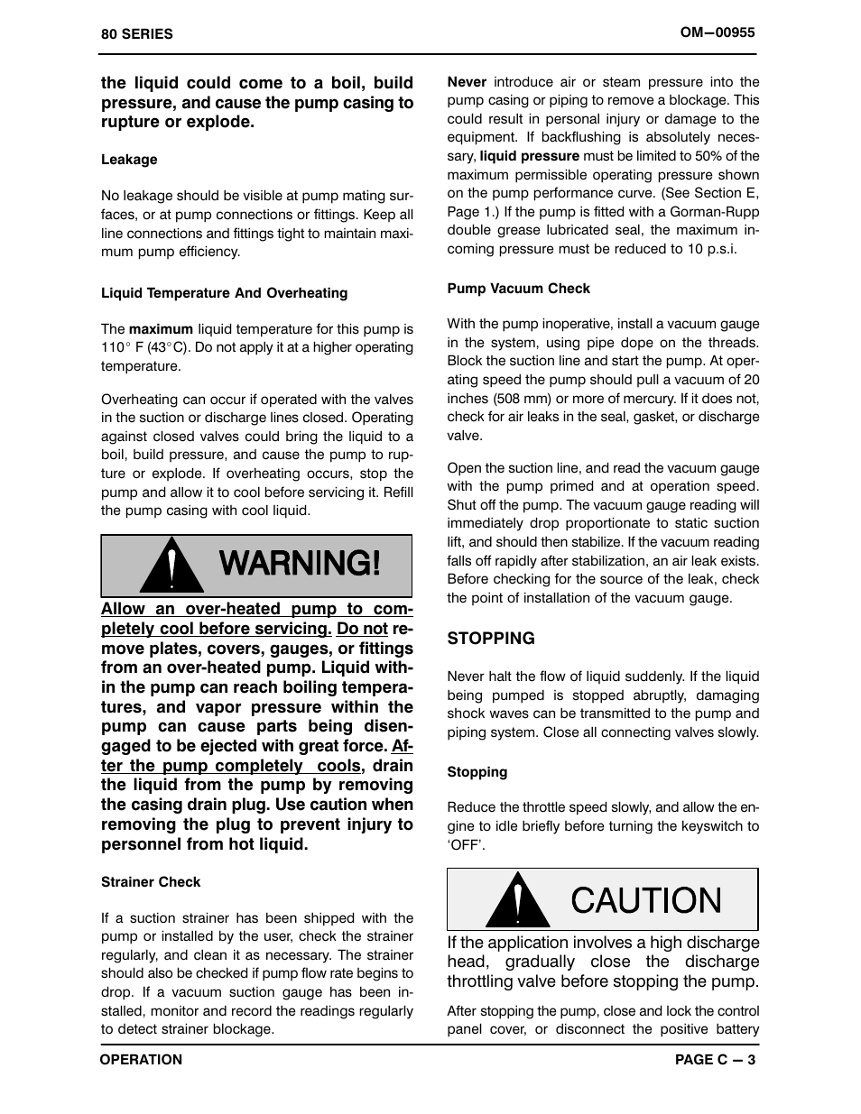 Gorman-Rupp Pumps 86A2-F3L 1330589 and up User Manual | Page 15 / 36