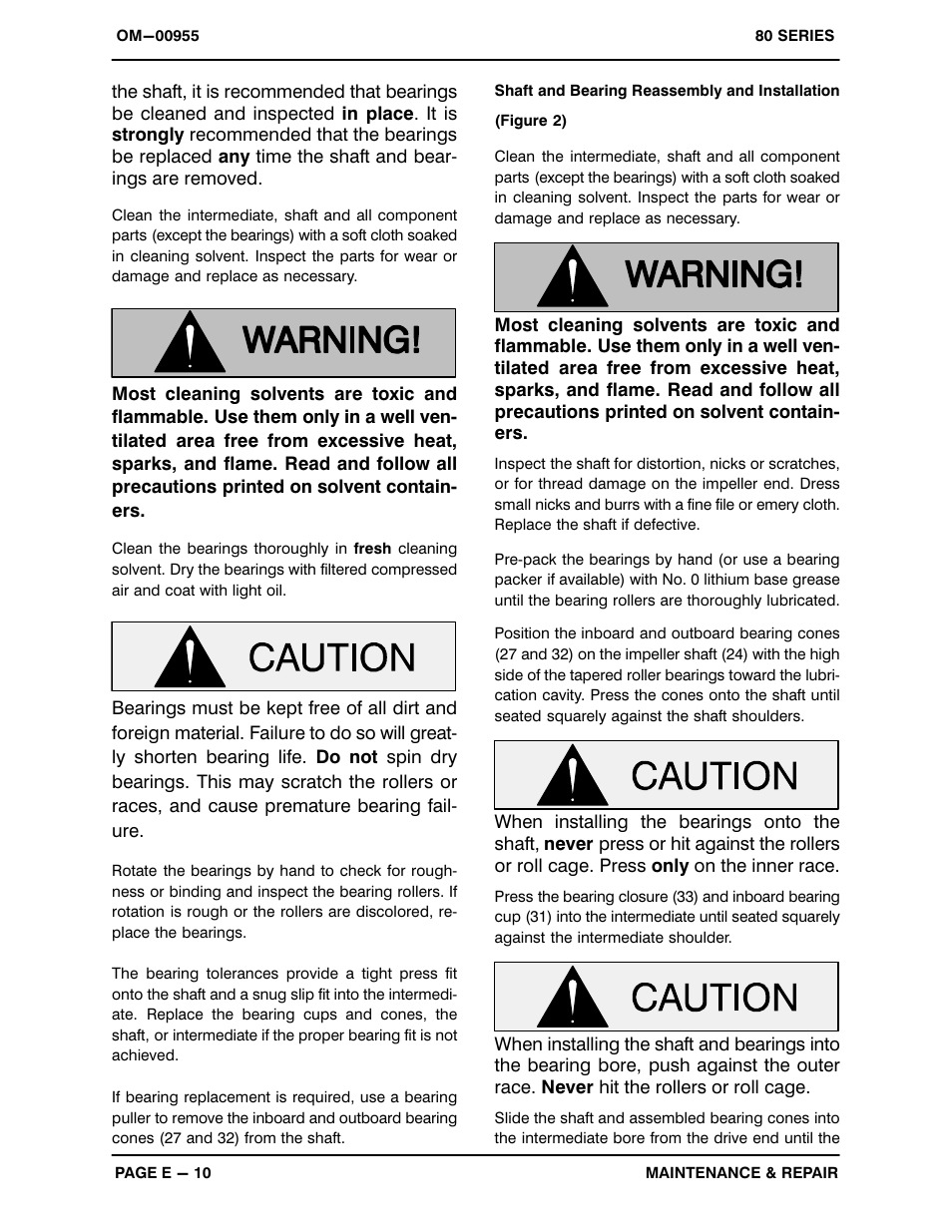 Gorman-Rupp Pumps 86A2-F3L 1330589 and up User Manual | Page 30 / 36