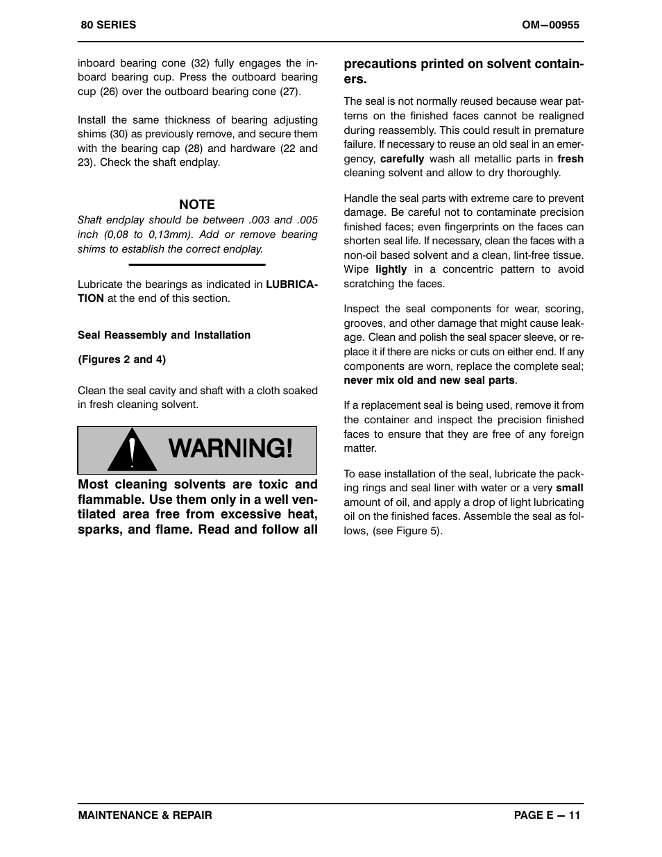 Gorman-Rupp Pumps 86A2-F3L 1330589 and up User Manual | Page 31 / 36