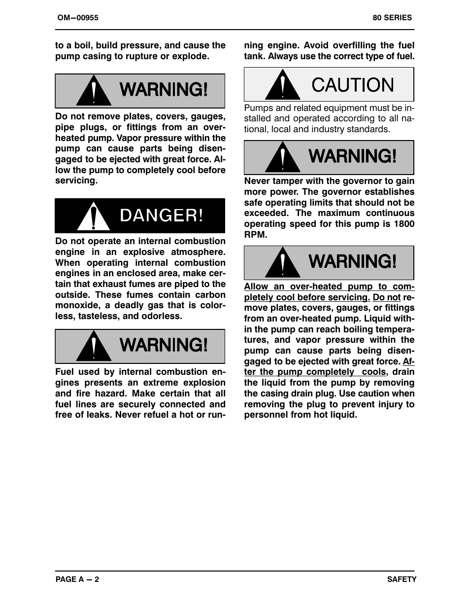 Gorman-Rupp Pumps 86A2-F3L 1330589 and up User Manual | Page 7 / 36